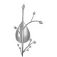 Arbre à bijoux Orchid gun métal de la marque Umbra