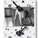 Accroche photos Rock'n roll en bois noir et blanc de la marque Titoutam