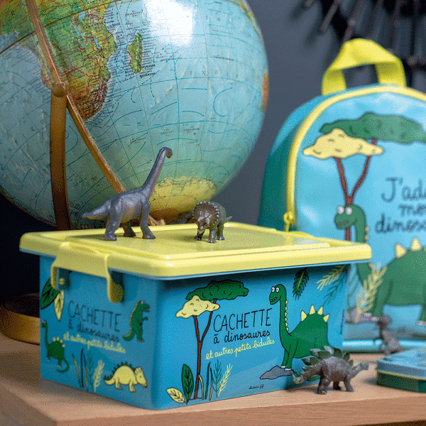 Enfants Boîte de Rangement Set Dinosaure Design 