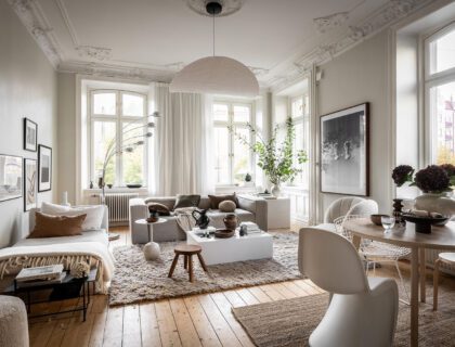 salon lumineux au style scandinave