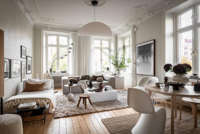 salon lumineux au style scandinave