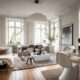 salon lumineux au style scandinave